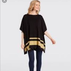 Draper James sweater poncho OS